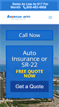 Mobile Screenshot of americanautoinsurance.com